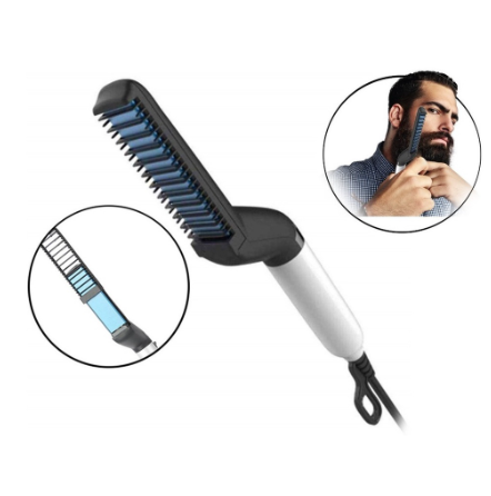 Pente Elétrico Para Barba E Cabelo Masculino